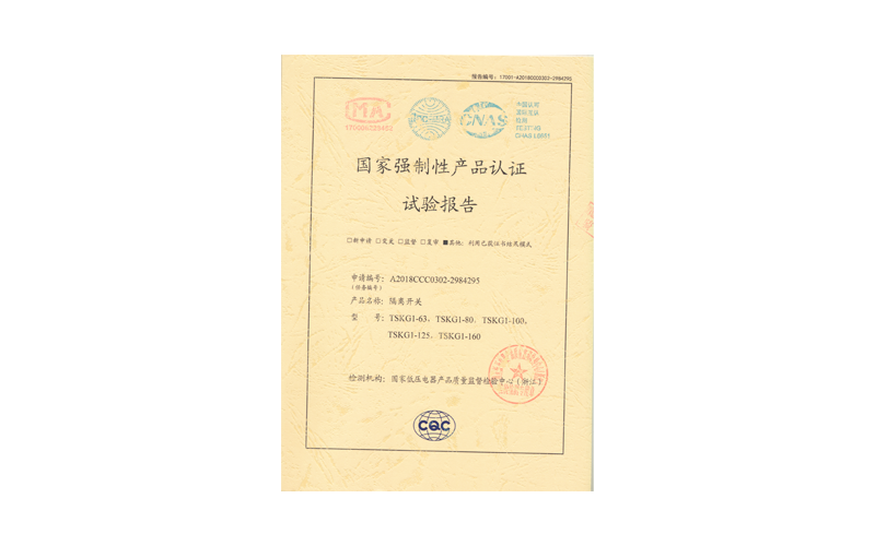 TSKG1-63试验报告